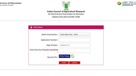 ICAR AIEEA PG, AICE PhD entrance test results 2023 announced, direct links for downloading scorecards give here (icar.nta.nic.in)