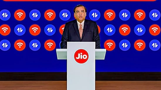Reliance Industries Chairman Mukesh Ambani speaks during the 46th Annual General Meeting of Reliance Industries Limited,(PTI)