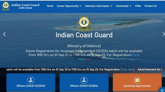Indian Coast Guard Begins Recruitment for Assistant Commandant-02/2024 Batch, Apply by Sept 15, 2023