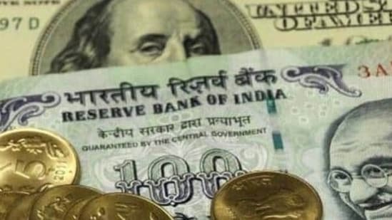 The rupee finally settled at 83.14 (provisional) against the US dollar, down 10 paise from its previous close.