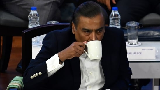 Chairman and MD of Reliance Industries Mukesh Ambani. (Hindustan Times file photo)