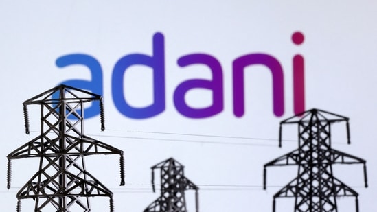 Adani Green Energy Q3 results: Adani Green Energy logo is seen. (Reuters)