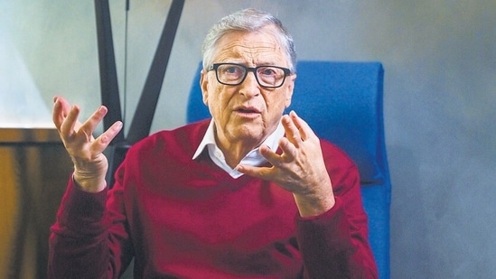 Microsoft co-founder Bill Gates.(Raj K Raj/HT Photo)