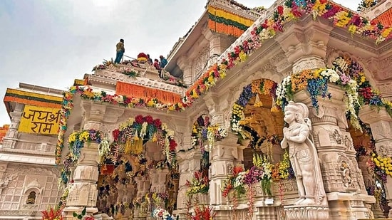 Many top businessmen were invited to the consecration ceremony in Ram Mandir. (PTI)(PTI)