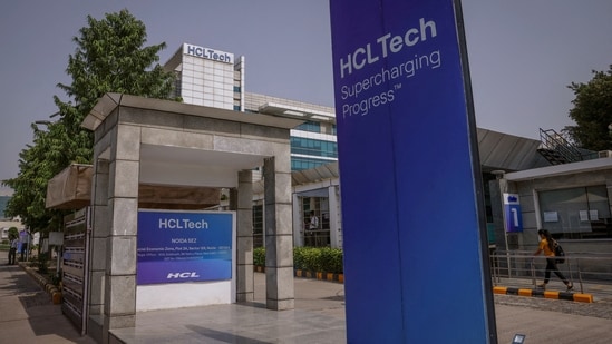 The services revenue of HCL Tech crossed <span class=