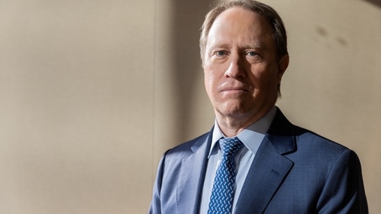 Morgan Stanley's incoming CEO Ted Pick poses for a portrait in New York City, U.S., December 21, 2023. REUTERS/Jeenah Moon(REUTERS)