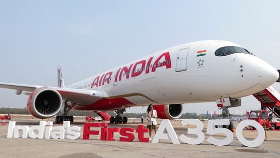 This comes amidst the backdrop of Air India’s first A350 touching down in India in the last week of 2023 and gearing up for domestic operations starting January 22. (REUTERS)