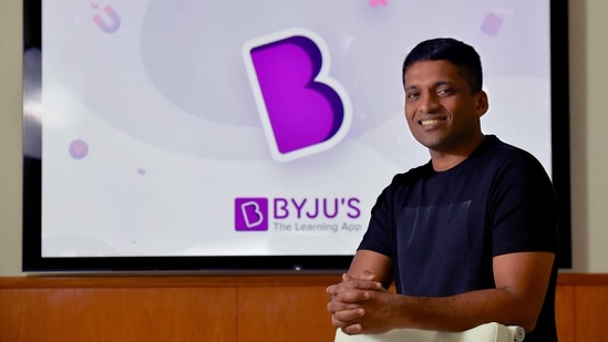 Byju Raveendran, founder of Byju's, the Bangalore-based educational technology start-up.(AFP)