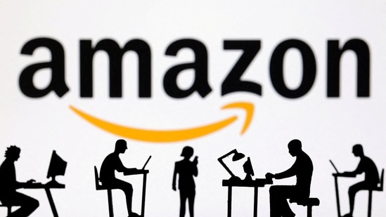 The Amazon logo is seen in this illustration.(Reuters)