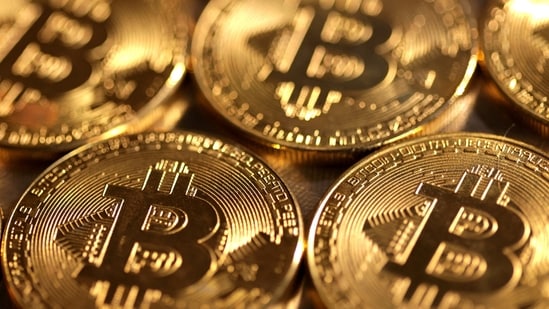 The value of the bitcoins crossed $50,000 on Monday (REUTERS)