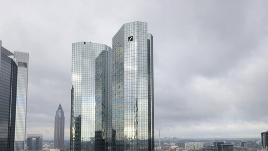 The Deutsche Bank AG headquarters in the financial district of Frankfurt, Germany.(Bloomberg)