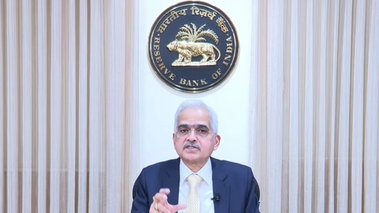 Reserve Bank of India (RBI) Governor Shaktikanta Das at the announcement of the monetary policy statement , in Mumbai, Thursday,(PTI)