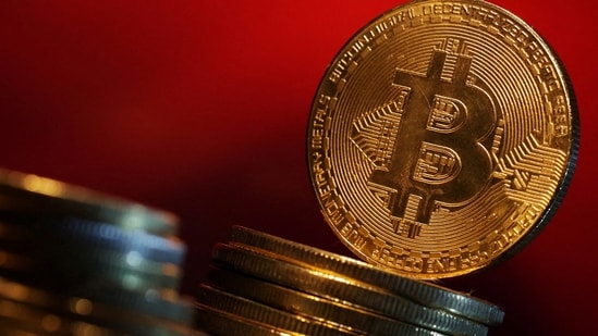 Representation of bitcoin cryptocurrency is seen.(Reuters)