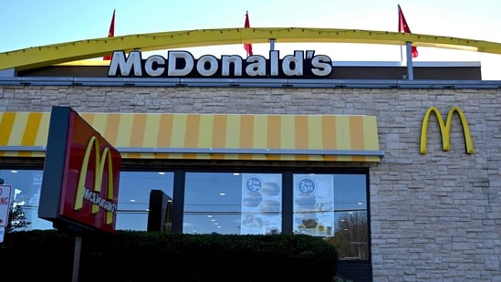 A McDonald's is seen.(AFP)