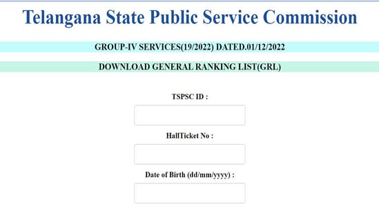 TSPSC Group 4 Result 2023 declared, check ranking list here 