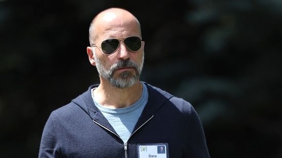 Dara Khosrowshahi, Uber CEO, is seen. (AFP)